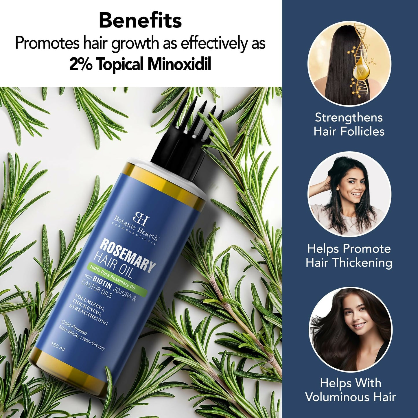 Botanic Hearth 100% Pure Rosemary Oil for Hair Growth