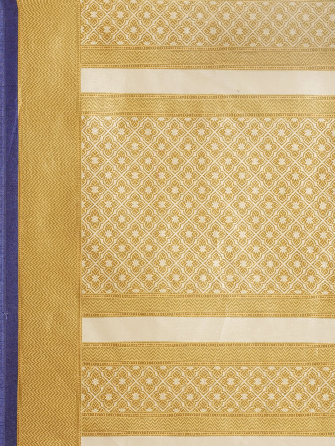 Saree Mall Off-White & Beige Printed Saree