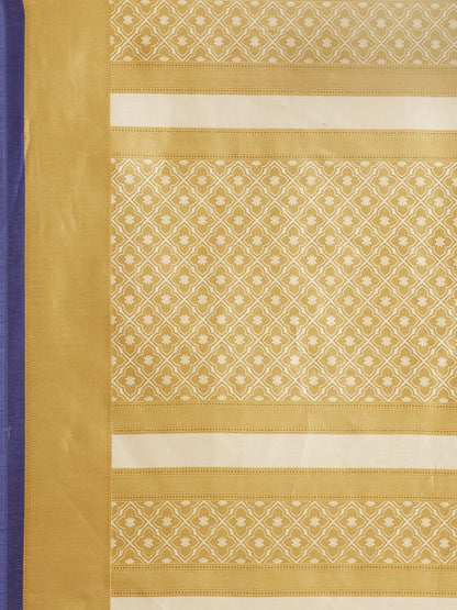 Saree Mall Off-White & Beige Printed Saree