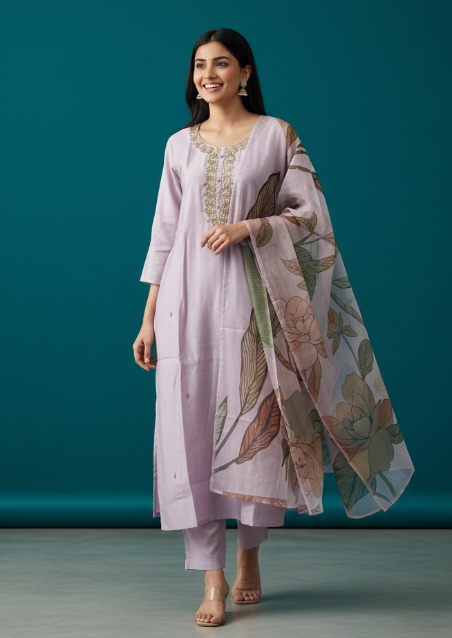 Dola silk kurti set