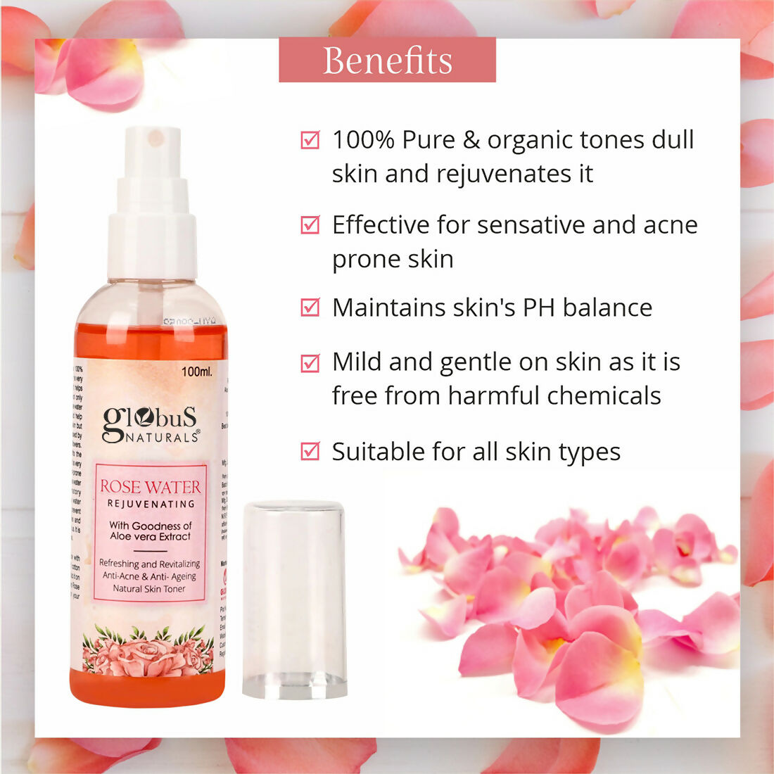 Globus Naturals Rose Toner