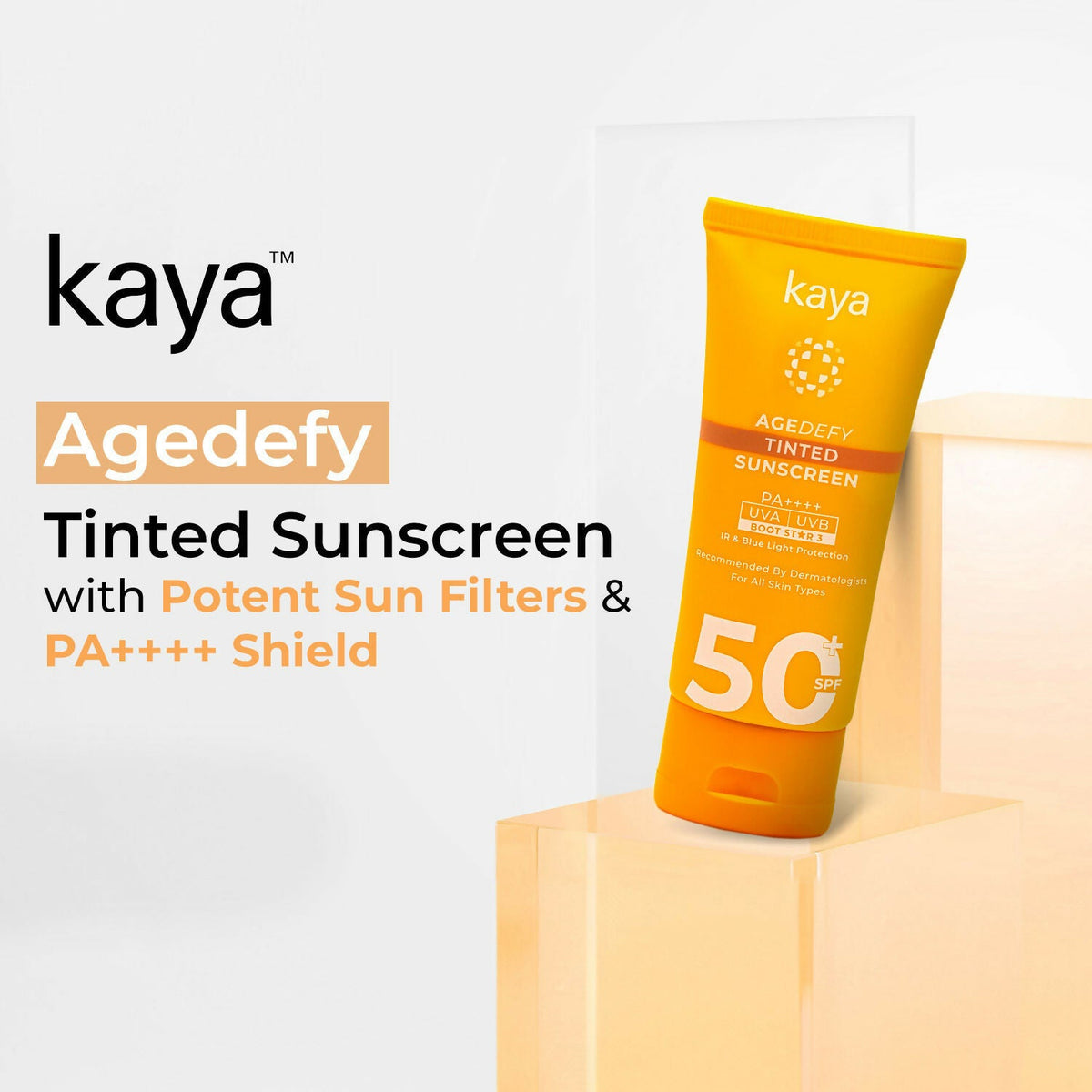 Kaya AgeDefy Tinted Sunscreen With SPF 50+