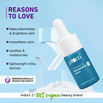 Plum Glow & Clarify Serum Travel Combo - 15% Vitamin C + 10% Niacinamide Face Serum