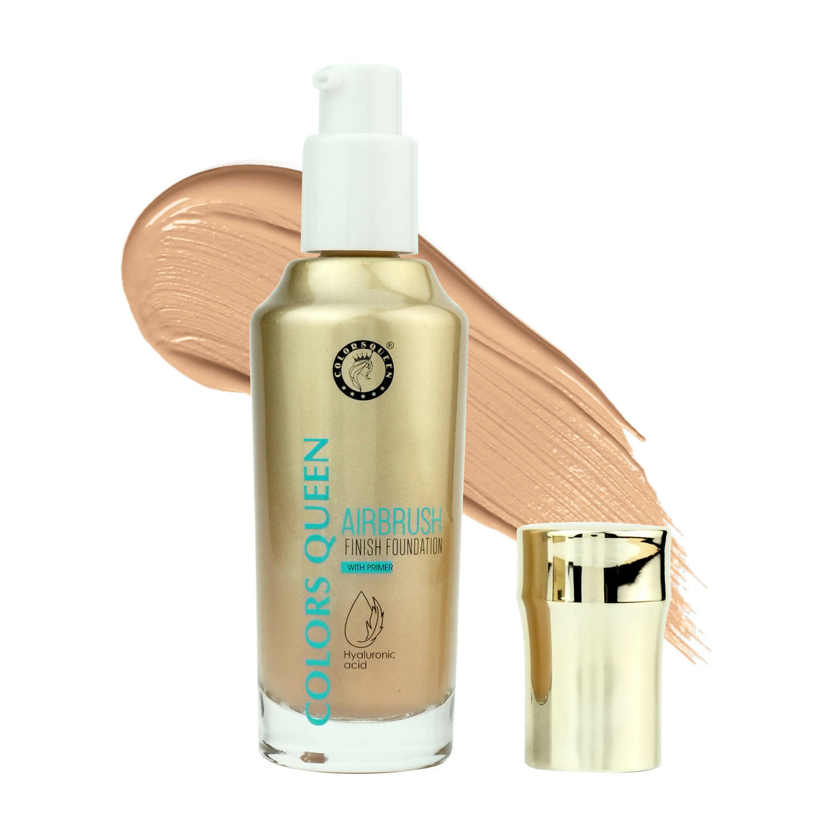 Colors Queen Airbrush Foundation With Primer - Rose Blush