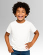 Chilins Kids Round Neck T-Shirt Half Sleeves 100% Cotton Plain Solid Color Tshirt