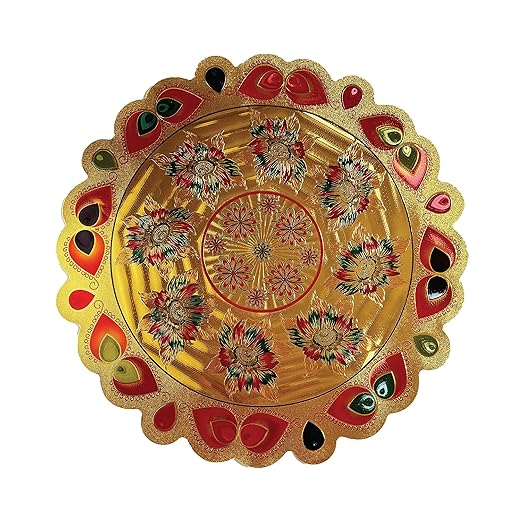 Stickerbazaar Micro Golden Embossing Rangoli Stickers