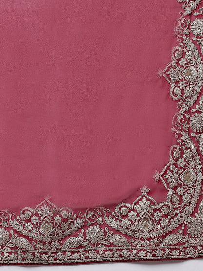 kasee Embroidered Poly Georgette Saree