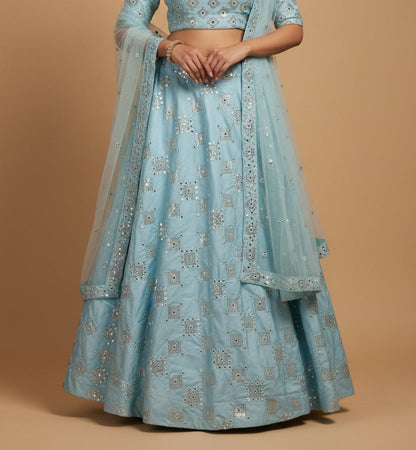 Silk Lehenga skirt : garba