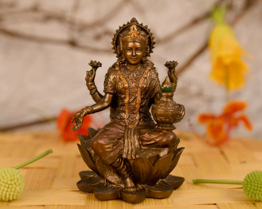 Collectible India Goddess Lakshmi Idol