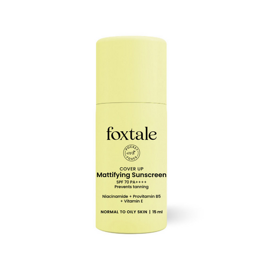 Foxtale SPF 70 Gel-Cream Sunscreen for Oily Skin with PA++++ & Niacinamide