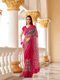 Tikhi Imli Embellished Beads and Stones Net Heavy Work Saree