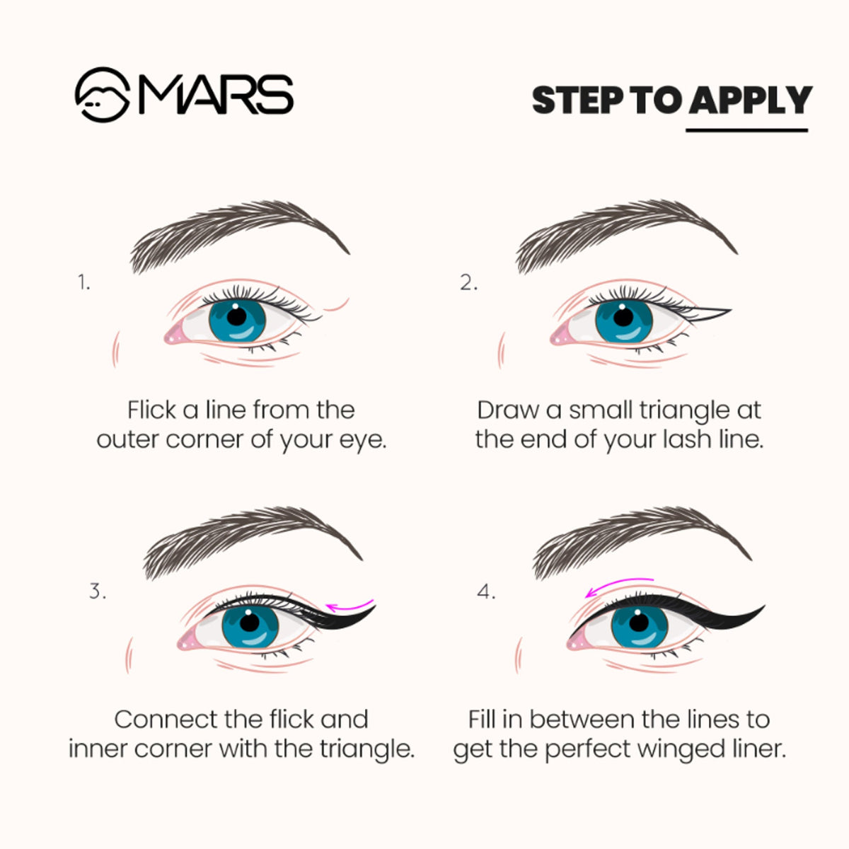 MARS Cosmetics Free Flow Liquid Eyeliner