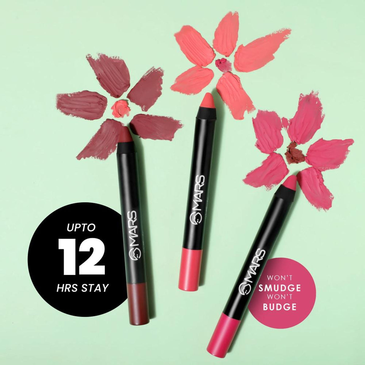 MARS Cosmetics Won't Smudge Won't Budge Lip Crayon - I Am Relentless