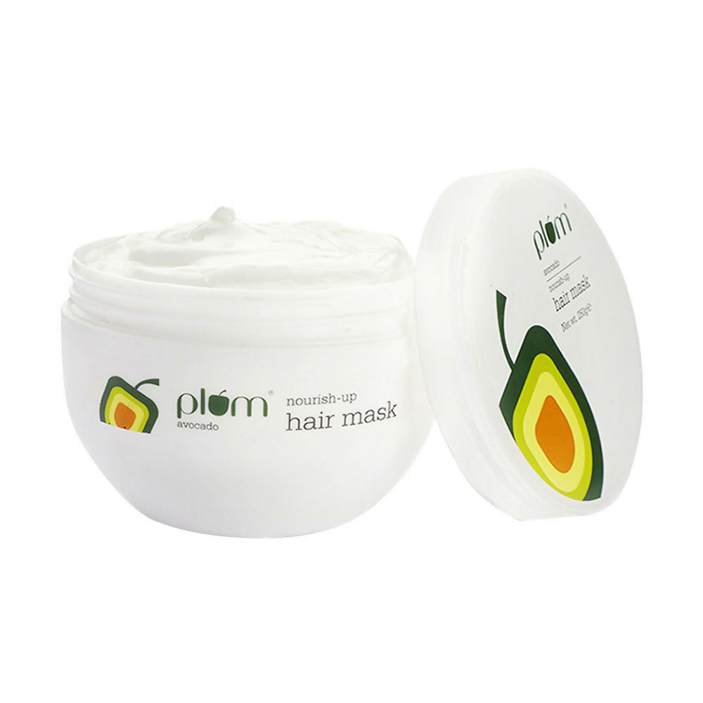 Plum Avocado Hair Mask For Dry and Frizzy Hair