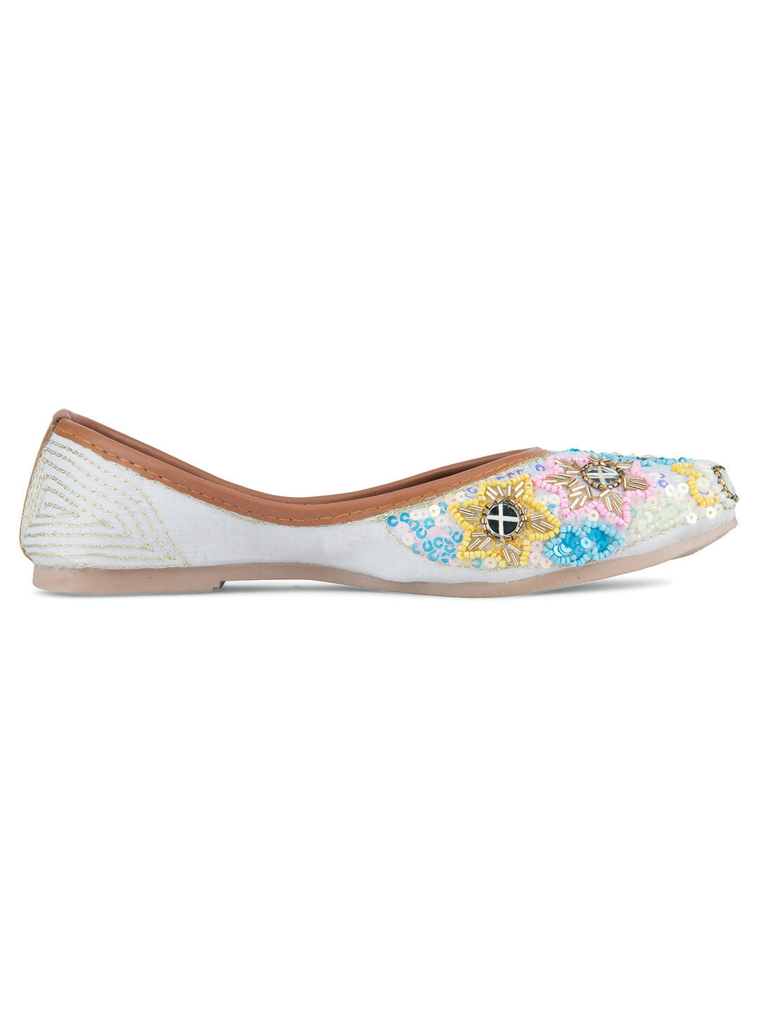 Desi Colour Women Indian Ethnic Footwear-Heavy Emb -8