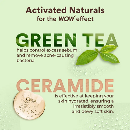 Wow Skin Science Green Tea & Ceramide Moisturizing Soap