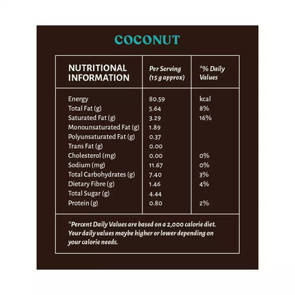 Open Secret Un-Junked Coconut Chocolate Bars