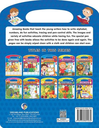 Dreamland Write and Wipe Book - Dot to Dot