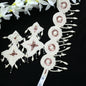Mominos Fashion Johar Kamal Handicraft Gold/Off White Pearls Necklace with Earrings For Women