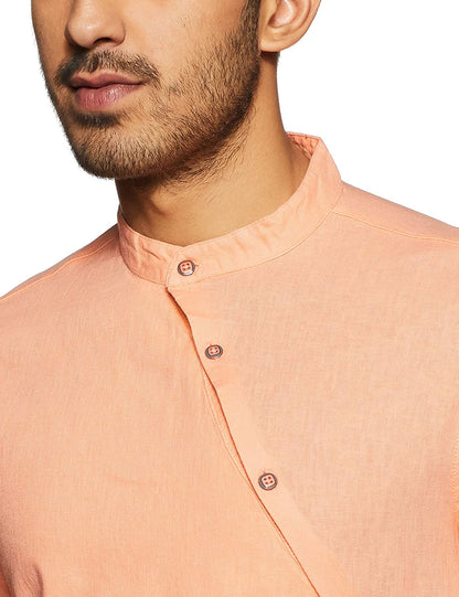 The Indian Garage Co Men Melon Kurta