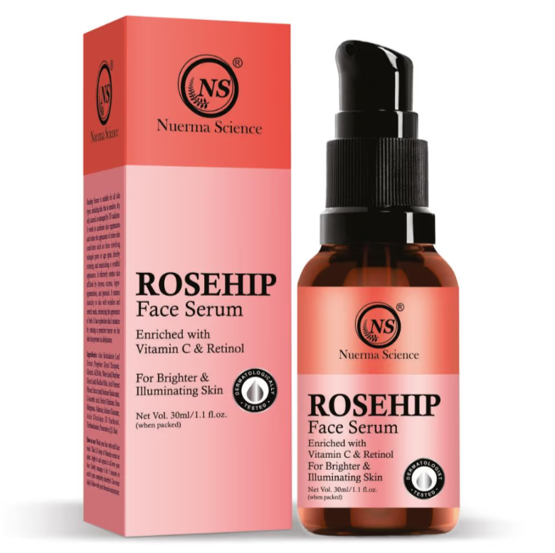 Nuerma Science Rosehip Face Serum | Hydrates, Reduces Scars & Corrects Fine Lines