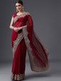kasee Embroidered Poly Georgette Saree