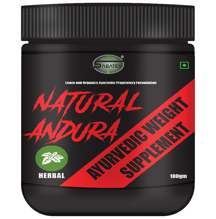 Sabates Natural Andura Ayurvedic Weight Supplement