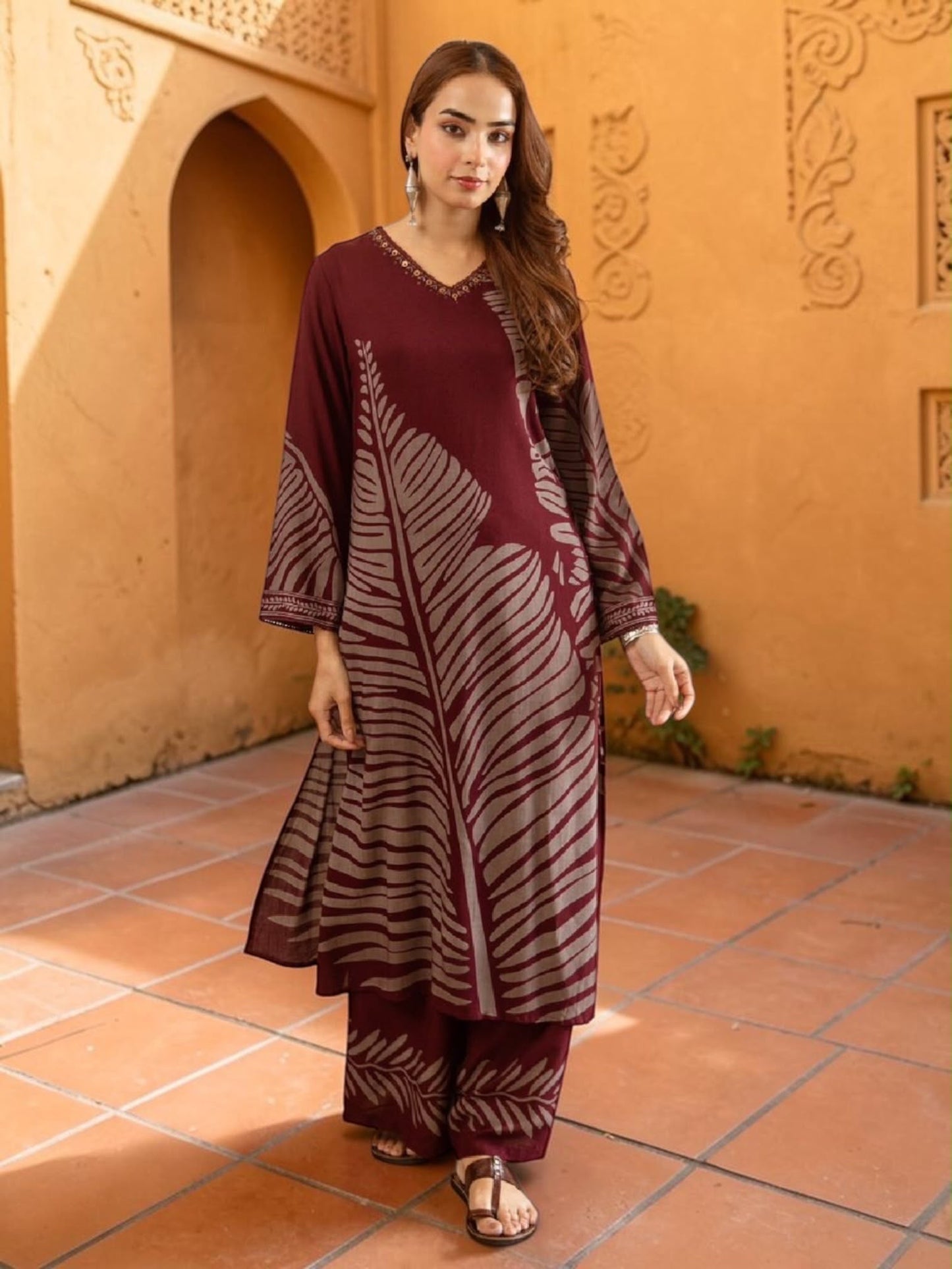 Rayon plazzo set