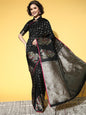 Saree Mall Ethnic Motifs Saree with Solid Border