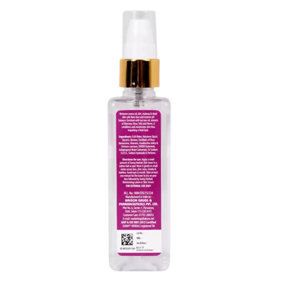 Sunny Skin Toner With Aloevera, Neem & Tulsi