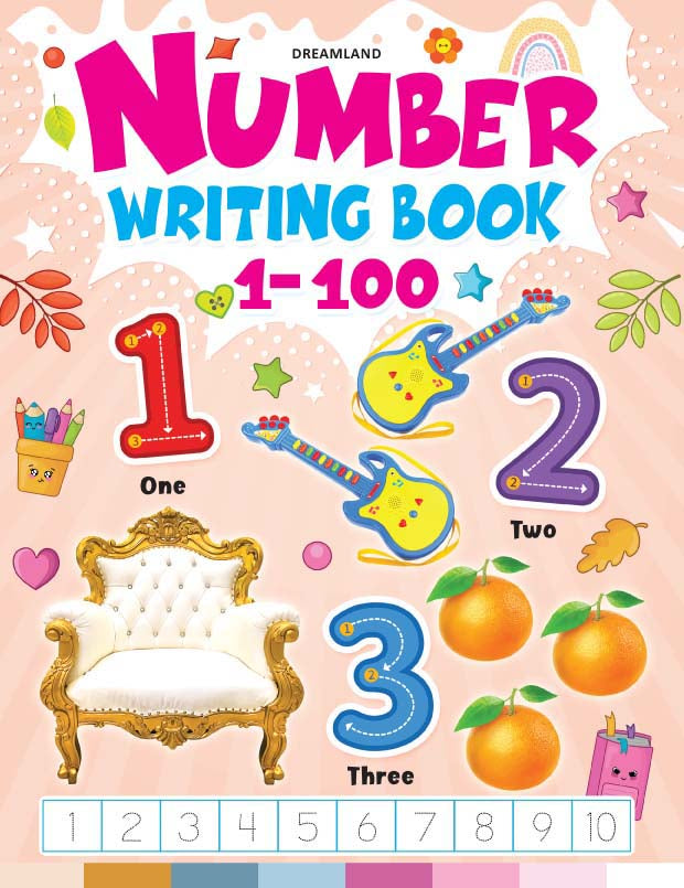 Dreamland Number Writing Book 1-100