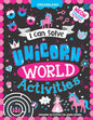 Dreamland Publications Unicorn World Activities - I Can Solve Activity Book for Kids Age 4- 8 Years | With Colouring Pages, Mazes, Dot-to-Dots