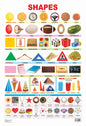 Dreamland Publications Educational Chart for Kids - Shapes