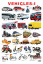 Dreamland Publications Educational Chart for Kids - Vehicles-1