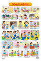 Dreamland Publications Educational Chart for Kids - Good Habits - 1