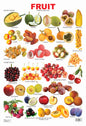 Dreamland Publications Educational Chart for Kids - Fruit Chart - 6