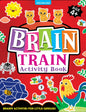 Dreamland Publications Brain Train Activity Book for Kids Age 4+ - With Colouring Pages, Mazes, Puzzles and Word searches Activities