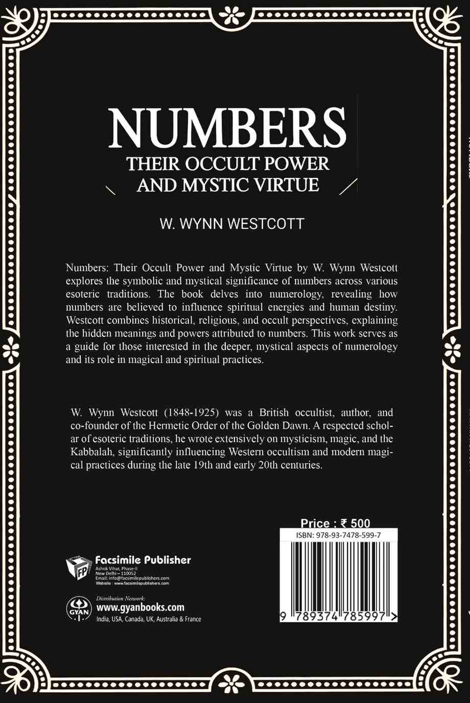 Numbers: their occult power and mystic virtue - Gyan Books