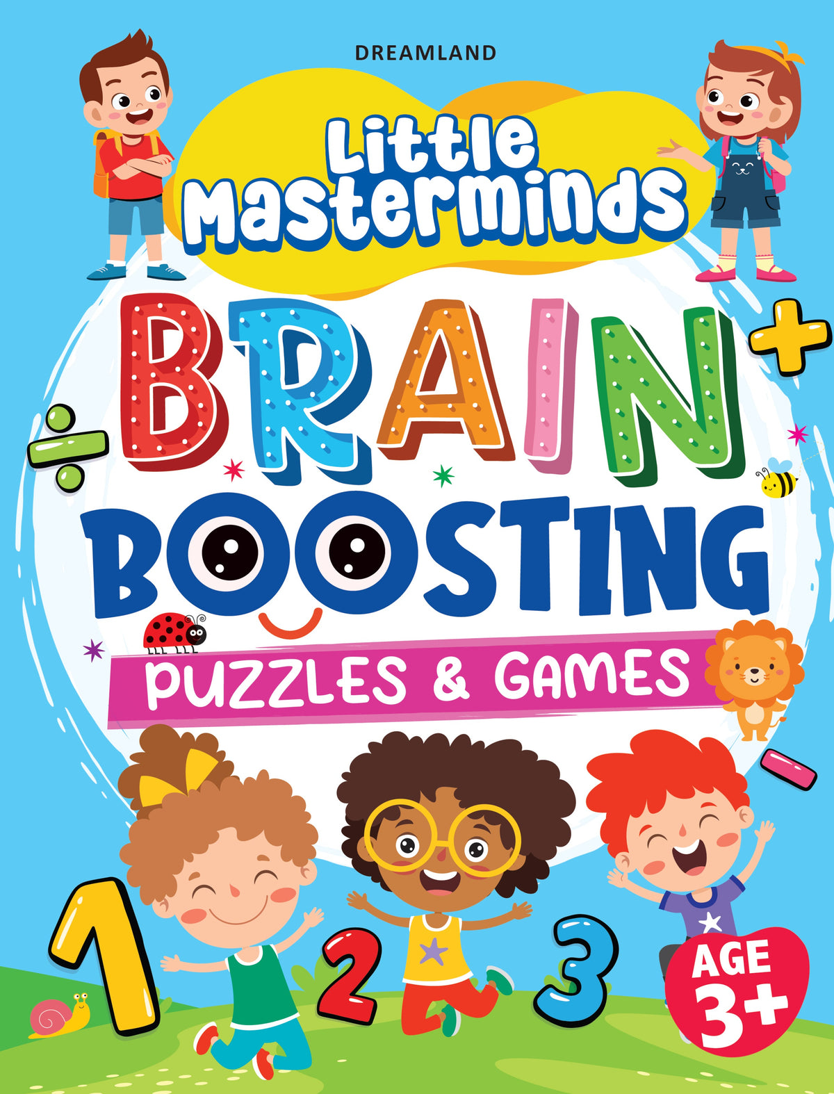 Dreamland Publications Little Masterminds: Brain Boosting Puzzles & Games Activity Book for Kids Age 3 and Up
