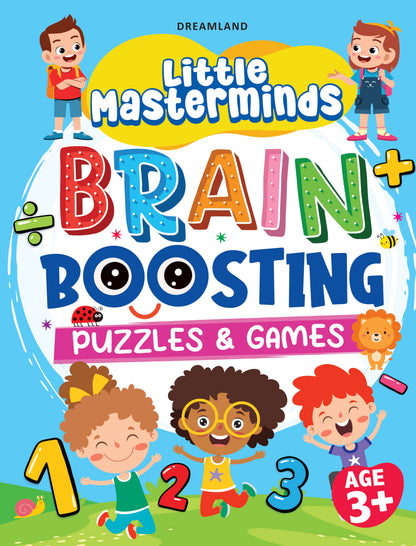 Dreamland Publications Little Masterminds: Brain Boosting Puzzles & Games Activity Book for Kids Age 3 and Up