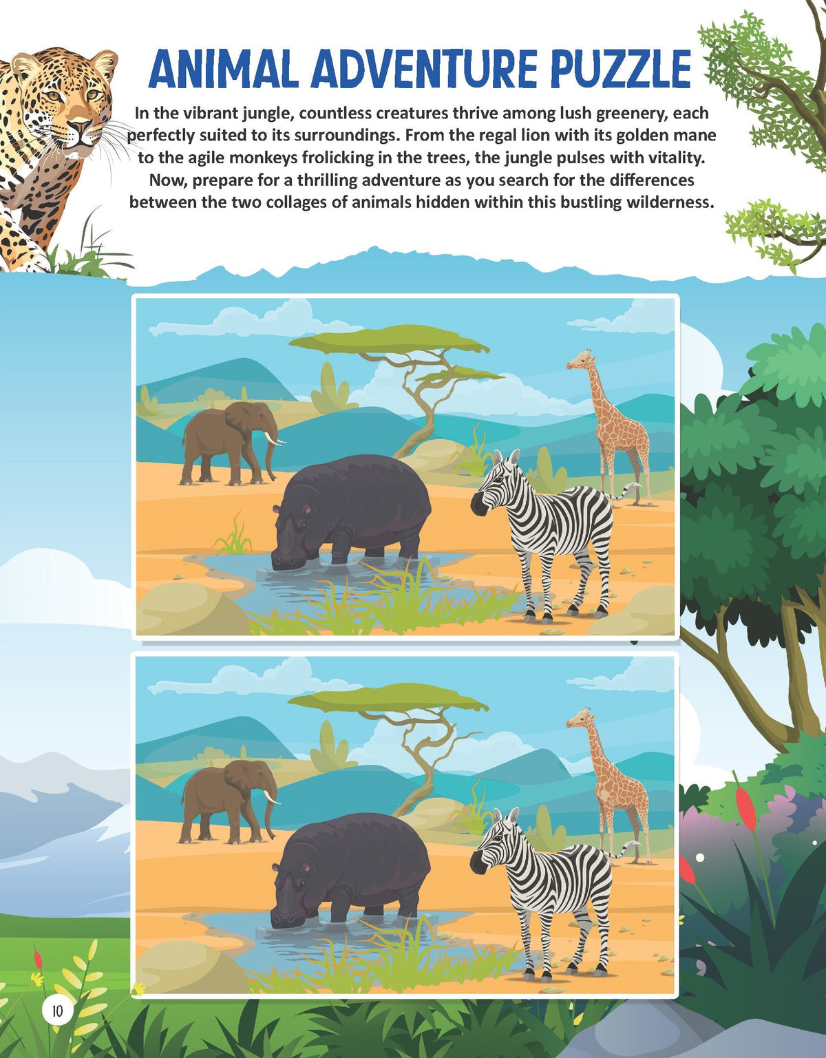 Dreamland Publications Wildlife Wonders Activity Book for Kids Age 5 -10 years