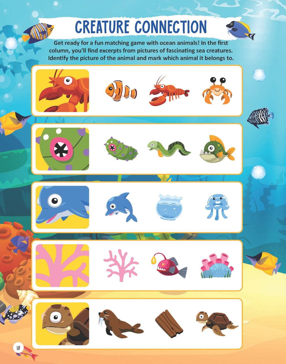 Dreamland Publications Underwater Expedition Activity Book for Kids Age 5 -10 years