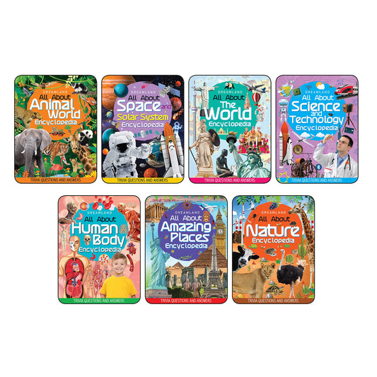 Dreamland Children Encyclopedia Books Pack for Age 5 - 15 Years