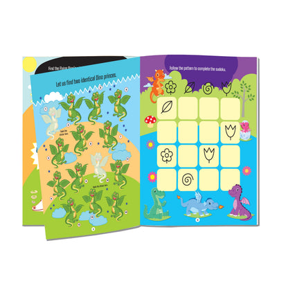 Dreamland Publications My First Amazing Activity Book- Dinosaurs, Dragons and Monsters : Children's Interactive & Activity Book