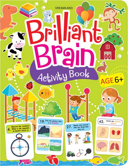 Dreamland Brilliant Brain Activity Book 6+