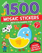 Dreamland Publications 1500 Mosaic Stickers Book 1 with Colouring Fun - Sticker Book for Kids Age 4 - 8 years