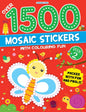 Dreamland Publications 1500 Mosaic Stickers Book 2 with Colouring Fun - Sticker Book for Kids Age 4 - 8 years