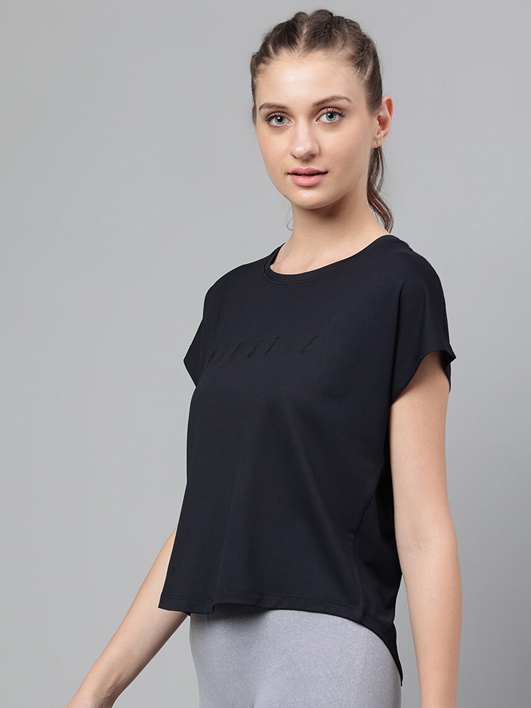 MKH Typography Printed Extended Sleeves Dri-FIT Relaxed Fit T-shirt
