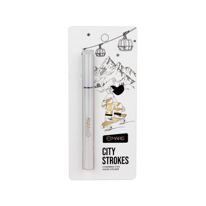 MARS Cosmetics City Stroke Charming Eyes Liquid Eyeliner - 01 White