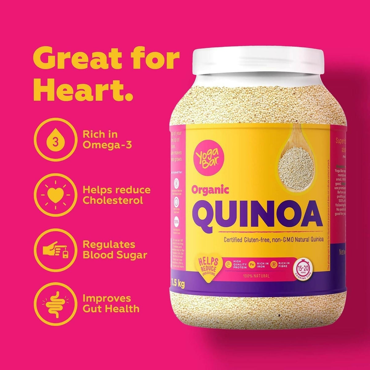Yoga Bar Whole Quinoa Pouch